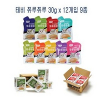 테비 쮸루쮸루 고양이 파우치 30g, 게살, 60개