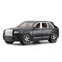 다이캐스트 롤스로이스 1/20 롤스로이스 SUV 컬리넌 합금 럭셔리 자동차 모델 다이캐스트 금속 대형 풀백, 02 Black