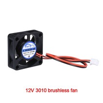 3010s 팬 12v 30x30x10mm 2pin dc 쿨러 소형 냉각 팬 케이블 길이 15cm 3d 프린터 부품용 브러시리스 팬 라디에이터 reprap