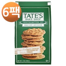 테이트 베이크 샵 화이트 초콜릿 마카다미아 넛 쿠키 7oz, 6팩