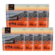 이지밥 핫앤쿡 라면애밥 짬뽕맛, 110g, 7개