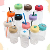 국산 연예인 보틀 350ml/500ml/700ml (1개) 에코젠 빨대 보틀, 350ml, 퍼플