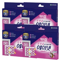 해피홈 에어넷 모기기피제 방충망용, 1개, 4개