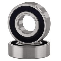 XiKe 62032RS 이중 고무 씰 베어링 2개 17x40x12mm 사전 윤활 및 안정적인 성능 비용 효율성 깊은 그루브 볼 USA 미국