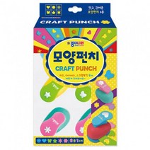 종이나라 모양펀치 소형 6종 - 34100 _ 2303098EA, 본상품선택