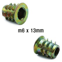 청구금속 번데기 너트 M6*13mm, 1개