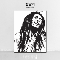 DIY 명화 그리기 유화 고흐 동물 해바라기 그림그리기 세트 보테니컬 색칠하기, MARLEY04