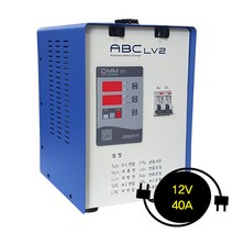 이지콘(주) 이지콘 자동배터리충전기 ABC-LV2 12 24V / 30A 40A 자립형충전기 소방용 차량용 레저용 캠핑용 산업용충전기, 12V