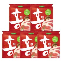 (상온)[풀무원]자연은맛있다(홍면)4개입x5개, 1세트
