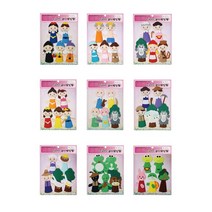 역할놀이 인형극 상황극 이야기 손가락인형 명작동화, 이솝우화2(청개구리/토끼와거북이), 1개