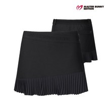 마스터바니에디션 골프 masterbunnyedition여성 백 포켓 밴딩 큐롯 스커트 M422B3PT981_BK, 001, BK