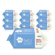 그린핑거 릴리유 손소독 물티슈 아기물티슈 휴대용물티슈 신생아물티슈 25매 10팩 1세트, 31세트