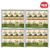 사조해표 광천김(5gx24봉) 광천 도시락김, 4개, 5g