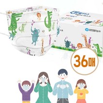 유한킴벌리 국내산 일회용 어린이 덴탈마스크 36매, 쿠팡@ 1, 쿠팡@ 본상품선택