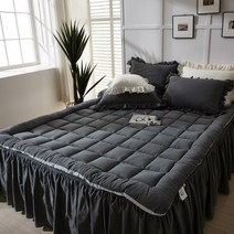 수면연구소 엘레나 오가닉 토퍼패드 슈퍼싱글 110x200, 색상:펄그레이