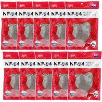 비엠티 그린에어 슬림핏 KF94 대형 10매입 새부리형마스크, 그레이 10매입, 10개