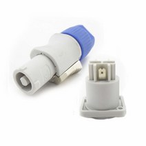 소켓 Powercon Connector Lo기계able Cable Chassis So기계et for Electric Drill LED Screen Stage Lighti, 06 output set