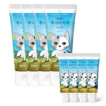 제니튼 닥터제니 주니어 치약 라임향 60g+미니15gx4개, 본품4개+미니4개