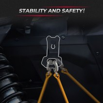 4pc KEMIMOTO Maverick X3 넥타이 브래킷 후크 MAX RS DS RR 터보 2017 2020