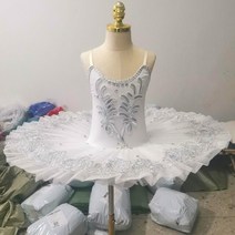 피겨연습복 피겨 스케이트 복 드레스 의상 전문 발레 Tutus 화이트 스완 레이크 드레스 댄스 의상 팬케이, 01 White_07 170cm height