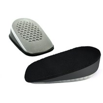 마이폭스 실리콘 젤 기능성 깔창 운동화 키높이 1.5 2.5 3.5 4.5cm, [SP2]남성용-블랙:2단계2.5cm