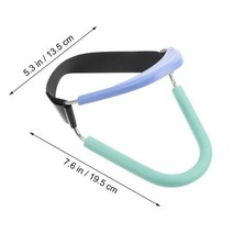 목견인기 거묵목 스트레칭 견인 교정기 보조기 경추 지지 스트레처 통증 조절 가능한 자세 칼라 장치 인체 공학적 척추 정렬, blue green