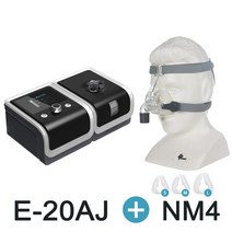 양압기 BMC E-20AJ APAP 자동 제품 수면 무호흡증 기계 Homeuse 호흡기 코 고는, 02 E-20AJ and 1pc NM_01 작은