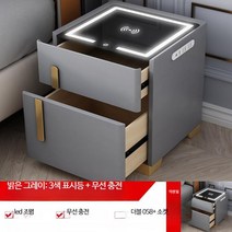 샤오미 금고 소형 미니 중고 차량용 내화 스마트 가정용 백화점 지폐보관함 카운터 홈쇼핑 돈통 통 중형 금전함 호텔, T_서랍 3색조명 + 무선충전