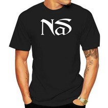 NSA 가정용 반팔티 긴팔티 NAS black new mens s logo hip hop up xxl rap band xl gangstas, Men black_XS