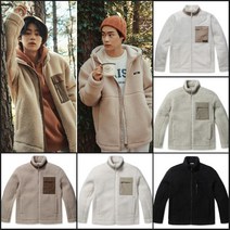 POLHAM 남여공용으로 따뜻하고 포근하게 덤블보아 양털후드집업 양털하이넥집업