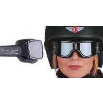 할리 빈티지 라이딩 빌트웰 방풍경 바이크 바람차단 고글 안경 해외 구매 Davida 앞, 스모키 그레이 렌즈