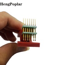2.54mm 간격 테스트 스탠드 PCB 클립 클램프 고정 장치 프로브 포고 핀 다운로드 프로그램 번 3P 4P 5P 6P 7P 8P 9P 10P, [01] 3P single