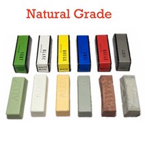 스테인레스 스틸 연마 왁스 금속 골드 구리 실버 주얼리 블록 팔찌 페이스트 도구 1 개, 01 Natural Grade_06 Blue