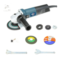 ES산업 전동 5인치 핸드 그라인더 G805 안전커버 핸들 만조 카본 절단석 연마석 스페너 포함, 1개