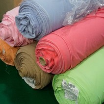 원단대장 텐셀 무지 스판 샌드워싱 부드러운천 여름 파스텔톤 의류 원단, 15번 카멜