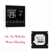 난방시스템 온도 조절기 220v110v floorwarming room wifi 온도 조절기 전기 가스 보일러 물 가열 음성 온도 컨트롤러 화씨, 1-mh1823s 3a - 와이파이 없음