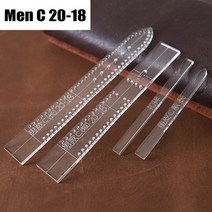 가죽공방 가죽공예도안 가죽공방 서류가방 가죽필통만들기 가죽프레스기 도안 DIY 가죽 지갑 크래프트 종이 패턴 여성공예 도구 투명 아크릴 시계 스트랩 템플릿 홈 diy 45, 남자-c20-18-1set