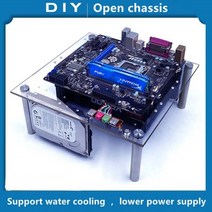 pc케이스 데스크탑본체케이스 diy 조립 PC 미니 미들 타워 컴퓨터케이스 컴퓨터 호스트 섀시 ITX 오픈 마더 보드 브래킷 MATX 투명 아크릴 유리 DIY ATX 데스크탑 전, [04] cooling bracket, 04 cooling bracket