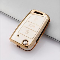 폭스바겐 차 키케이스 TPU 스마트키 키링 자동차키케이스, 블랙, 현대_HY-01