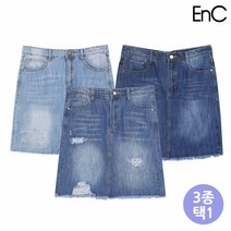 이앤씨 EnC 데님 스커트 3종택1 ENC3IN1