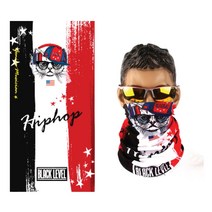 블랙레벨 힙합고양이 멀티 마스크 자외선차단 마이크로 소재 디자인마스크