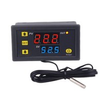 디지털 LCD 미니 실내 실외 온도계 전자 컨트롤러 W3230 온도 12V 24V 220V 서모 스탯 레귤레이터 가열, AC 110-220V