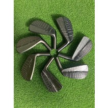골프채 골프 아이언 블랙 조디아 골프 클럽 아이언 세트 4 5 6 7 골프클럽, 7pcs 헤드 전용