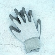 국내산 거미손 정전기 방지용 카본 PU 장갑, 손바닥, 소형, 50켤레