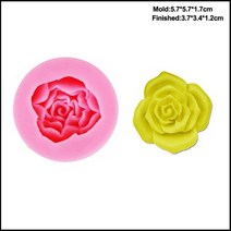 밀랍왁스 천연밀랍왁스 야화 다육 식물 퐁당 실리콘 몰드 3d DIY 캔들 클레이 수지 석고 초콜릿 왁스 꽃 장, 22 라이트 그레이