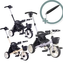 22년형 샘트라이크100 유아세발자전거 보조손잡이 심플디자인 차양막포함, 샘트라이크100(2022)-아이보리+캐노피STC005