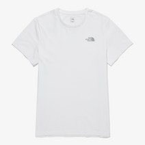 여성 TNF 코튼 반팔 라운드티 NT7UN30B_WHT