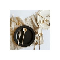 텐바이텐 놋담 방짜유기 유기 커트러리 양식 디저트 4인 8피스