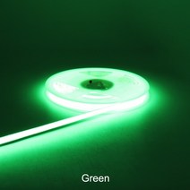 모니터조명 LED책상스탠드 공부등 8mm 5mm 와이드 코브 LED 스트립 조명 DC 12V 24V 빨간색 녹색 얼음 핑크 옐로우 따뜻한 차가운 흰색 테이프 바 CRI 90 가정, Green+DC 24V 8mm PCB+1 meter