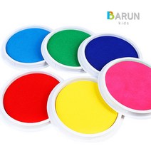 바른키즈 잉크패드 손도장놀이, 초록색